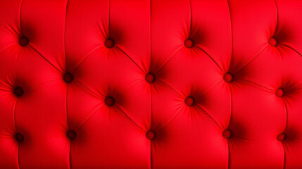Red Velvet Upholstery Texture with Diamond Buttons