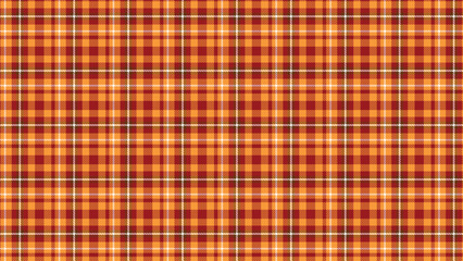 Art &Background vector of tartan fabric motifs with dominant colors of red and yellow. Can be used for presentation backgrounds, printed materials etc. Illustration