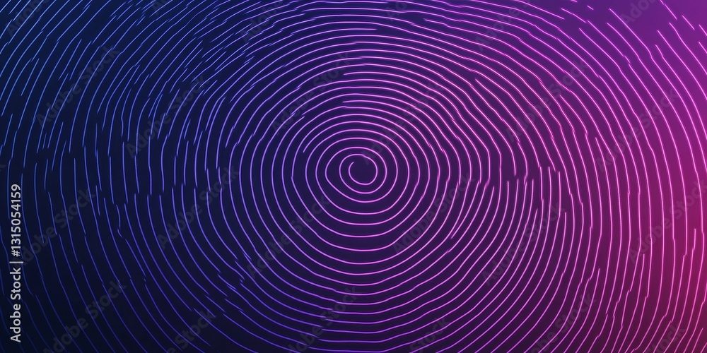 Poster abstract circular patterns in gradient color design for background