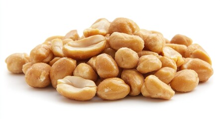Obraz premium Delicious Honey Glazed Peanuts: A Tasty Snack for Any Occasion