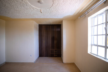 empty room with wooden floor
