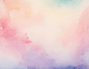 Watercolor hand painting colorful abstract background with paper texture