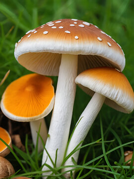 gros plan du champignon