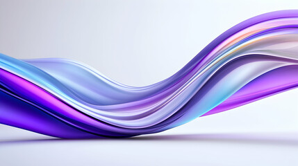 Abstract Lavender and White Gradient Wave Background