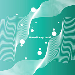 Vector Wave Background White For Web