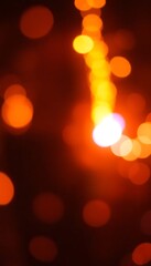 Fototapeta premium Light Leak Overlay A Vibrant Golden Bokeh Effect
