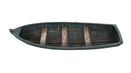 old boat isolated on transparent background png