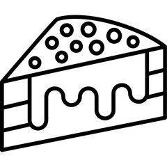 Cheese Cake Slice Icon