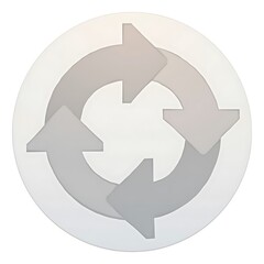 rotate icon, vector design for spin and turn around action