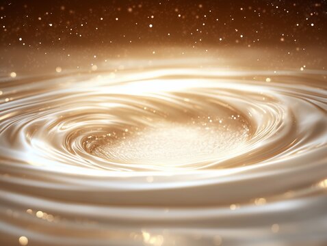 A highly detailed 3D-rendered visualization of a swirling cellular fluid at a microscopic level.