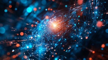 Modern technology and energy concept