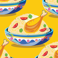 Traditional Indian Chicken Biryani