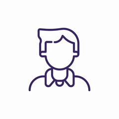 office worker icon sign vector