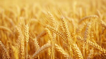 Fototapeta premium Golden Wheat Fields Texture for Backdrop