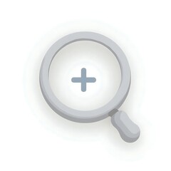 Fototapeta premium zoom in icon, vector design for magnify and increase