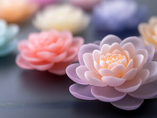  romantic candy flower sculpture