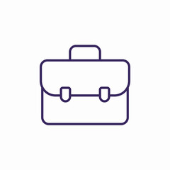 office briefcase icon sign vector