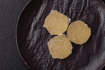 Jelly candies or homemade marmalade with different flavors