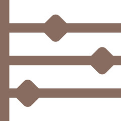 Timeline graph chart icon