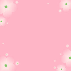 Cherry Blossom Background on Spring Day