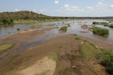 Krüger Park - Afrikanischer Busch – Olifants River / Kruger Park - African bush – Olifants River /