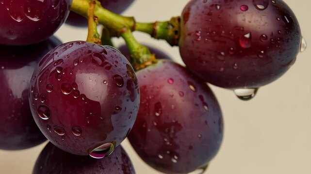 Organic Grapes with Natural Light