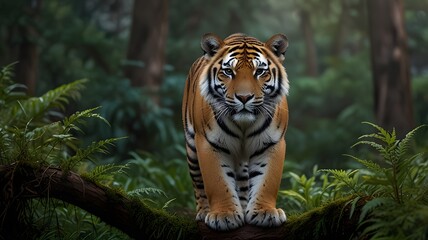 Obraz premium tiger in the zoo