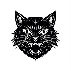 vector illustration of a cat
