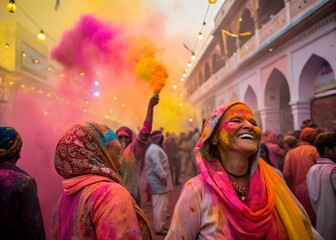 Obraz premium Holi Festival Farben