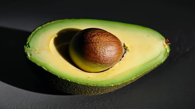 Whole and Sliced Avocado Display
