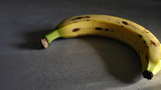 Fresh Yellow Banana Close-Up