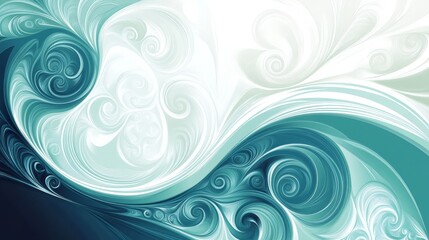 Colorful Wave Abstract Background