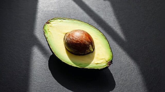 Whole and Sliced Avocado Display