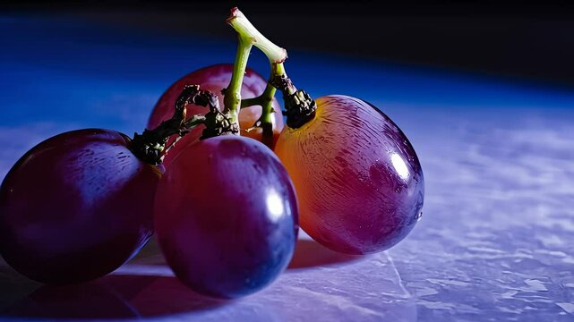Organic Grapes with Natural Light