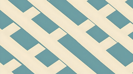 Abstract geometric pattern, diagonal lines, beige and blue, background texture, design element