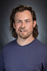 Fototapeta premium Adult male with Bell's Palsy or facial paralysis