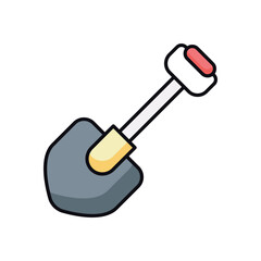 Shovel stock illustration