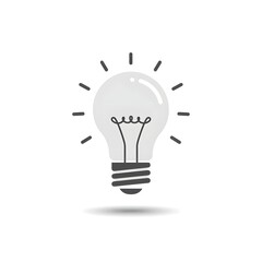 Fototapeta premium Creative Light Bulb Symbol