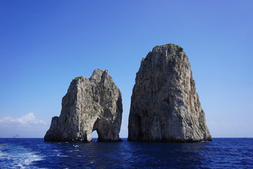 Scenic View of Capri Island, Italy &ndash; Rocky Coastline and Turquoise Waters