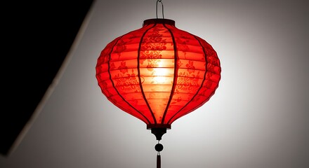 Obraz premium 赤提灯 暖色光 優雅に照らす 室内装飾. AI Generated