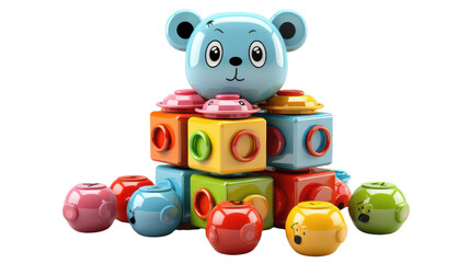 3D children toys png kids toys png colorful toys png plastic toys png baby toys png fun playthings png transparent background image