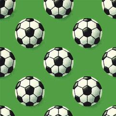 Naklejka premium Soccer Football Print Design in Vector