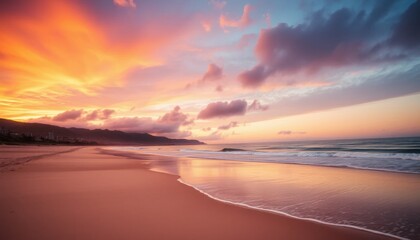 Fototapeta premium sunset over the sea