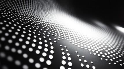 Monochrome Close-Up of Printed Poster