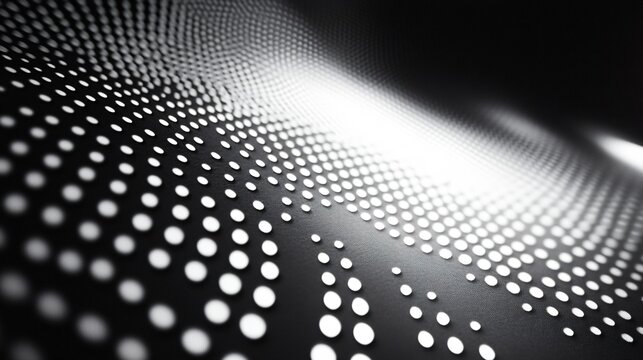 Monochrome Close-Up of Printed Poster