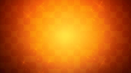 Abstract Orange Geometric Background with Glowing Center