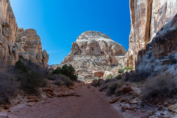 Grand Wash Trail hike in Capitol Reef National Park, Utah