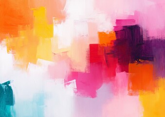 Abstract vibrant colorful paint strokes background