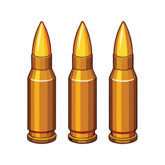 Set of bullet icons isolated on white background