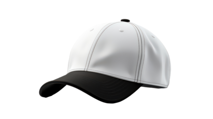 3D Cap Isolated on Transparent Background, PNG